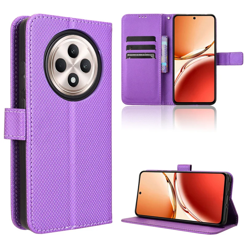 For OPPO Reno12 FS 5G Diamond Wallet Case Anti drop magnetic Stand Protection Case for OPPO Reno12 FS 5G Phone