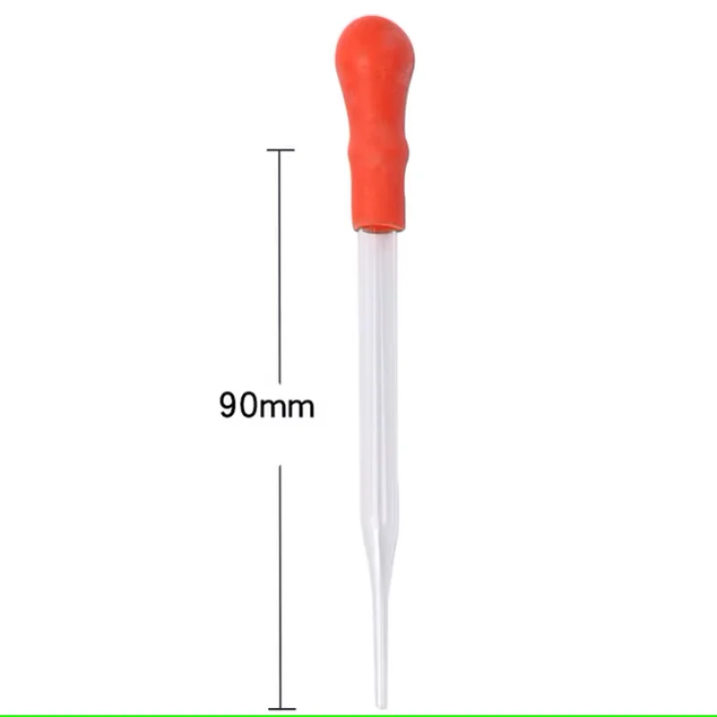 Glass dropper plastic head dropper
