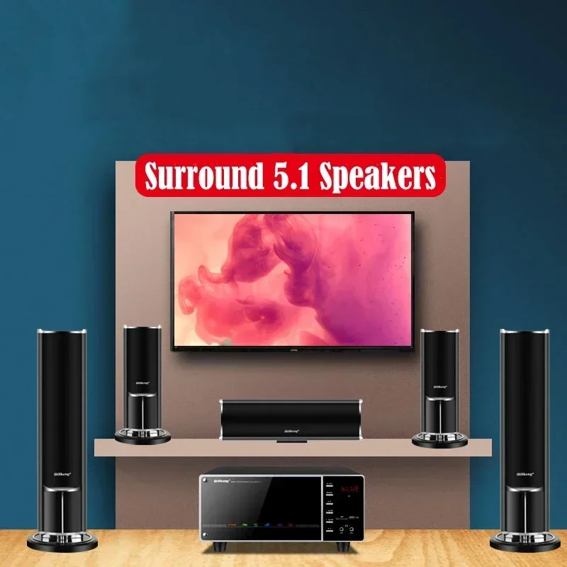 1000W high-power caixa de som bluetooth home TV living room KTV Bluetooth speaker surround sound subwoofer theater sound system