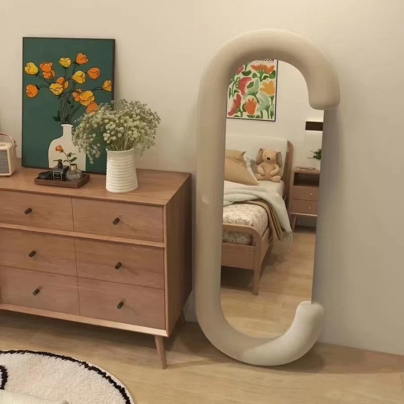 

Creative Full-Length Mirror Wall-Mounted Art Mirror Hanging Mirror Special-Shaped Full-Length Mirror Wall-Mounted Decoration
