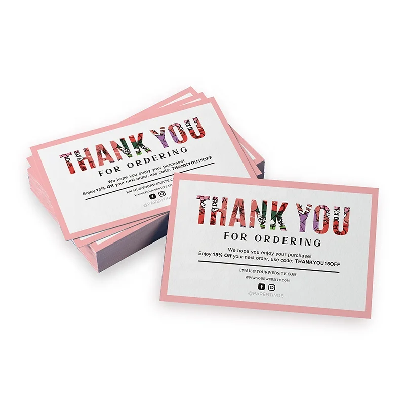 Personalized Logo Thank You Card For Your Business Custom Thank You Card Purchase Package Inserts Social Media Cards Best5 Personalized Logo Thank You Card For Your Business Custom Thank You Card Purchase Package Inserts Social Media Cards Best5
