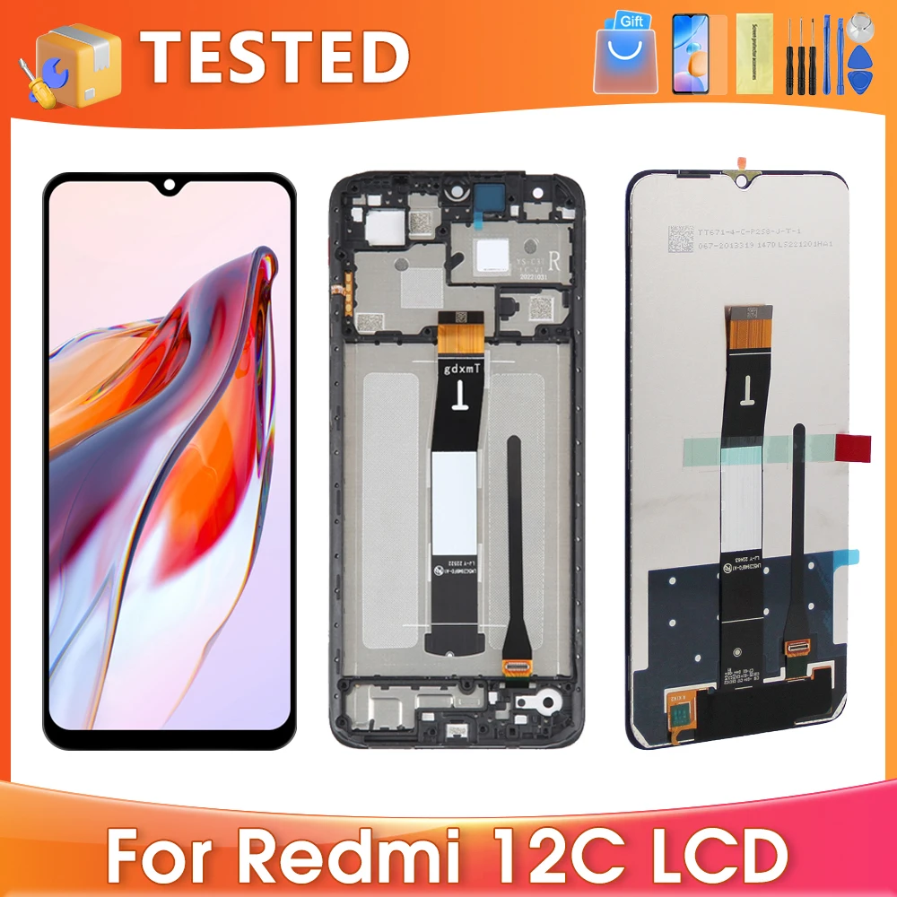 6-71-For-Xiaomi-Redmi-12C-For-Ori-22120RN86G-22120RN86I-22126RN91Y-LCD ...