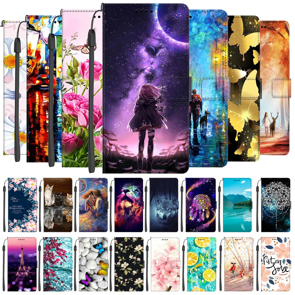 

Кожаная Магнитная сумка для Umidigi A11 Pro Max A11S, чехол-книжка с откидной крышкой для Umidigi A7 Pro, Модный чехол для телефона с рисунком для телефона A 11S