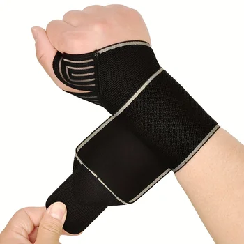 1pc Adjustable Wrist Support Strap for Weightlifting, Sports, and Daily Use - Improve Wrist Stability and Performance