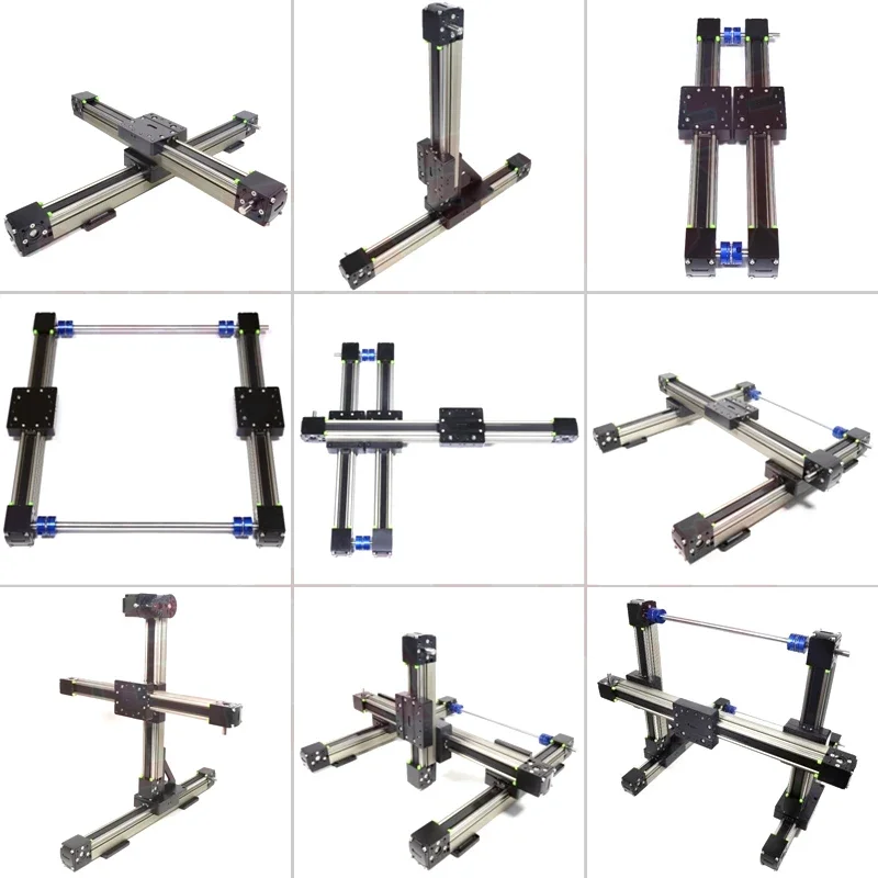 

Synchronous Belt Slide Module XYZ Three-axis Gantry Cantilever Linear Shaft Actuator Guide Rail Workbench