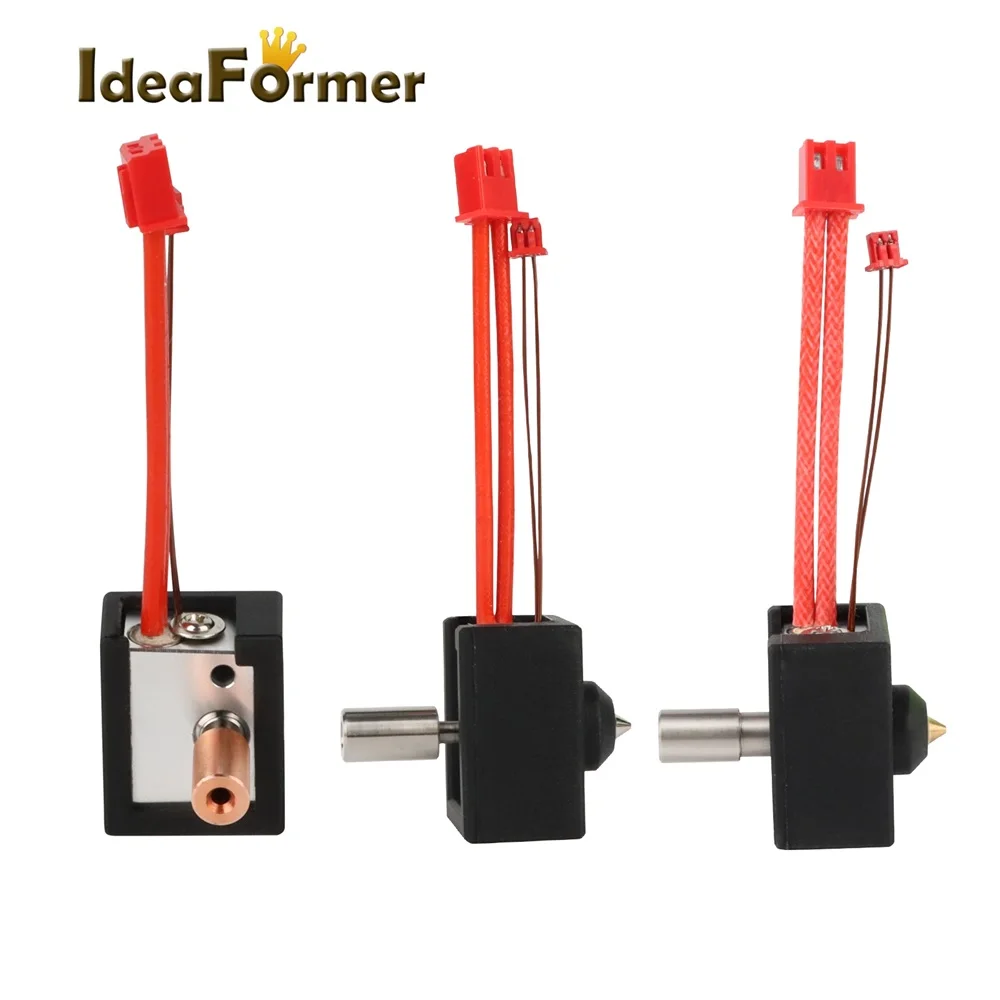 Kit Blocco Riscaldatore Per Ender 3 S1 - Parti Stampante 3D In Alluminio 24V 40W Con Termistore E Ugello 0,4mm - 4