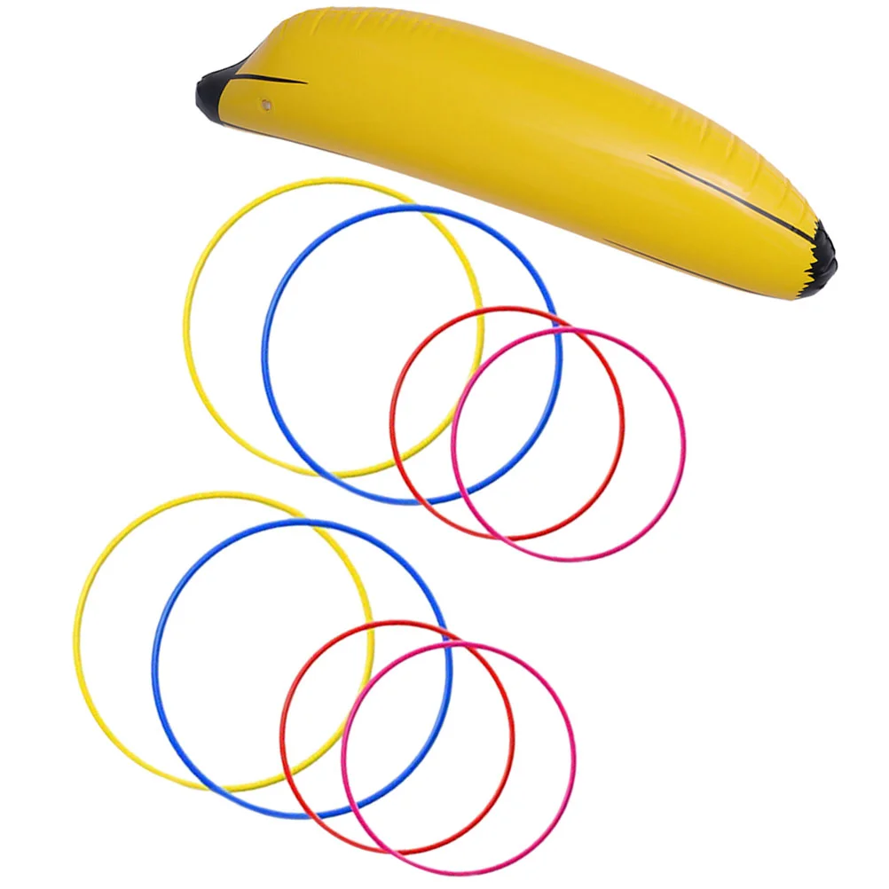 

Blow up Banana Inflatable Big Ring Toy Stage Photo Props Single Beach Toys Party Decoration Bride