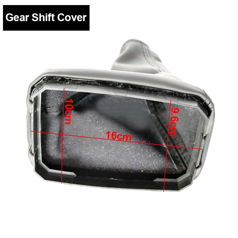 Car MT 5 Speed Gear Shift Knob Gaiter Boot Cover Handbrake Case Fit For OPEL CORSA C (01-06) TIGRA B(04-12) COMBO C(01-11)