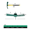 Garden Hoe Steel Hardened Hoe Durable Garden Weeding Tools Portable Household 5
