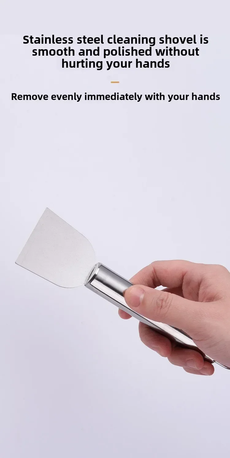 1-20 pezzi di accessori da cucina multifunzionali per la casa in acciaio inossidabile, spatola per la pulizia del frigorifero, raschietto per macchie di sbrinamento_voghion.com