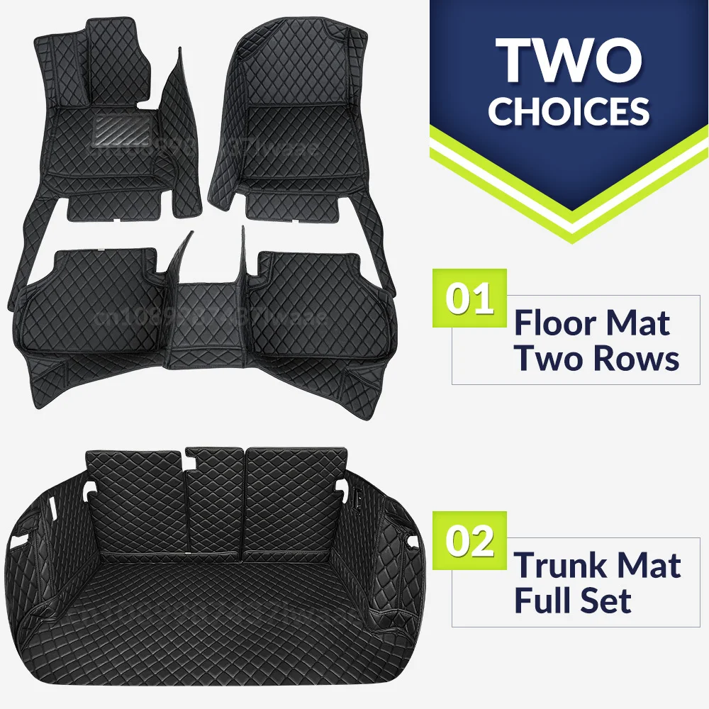 Car Floor Mats For Honda CRV 2007-2016 2015 2014 2013 12 11 10 Custom Trunk Mat Auto foot Pads Carpet Cover Interior Accessories 2