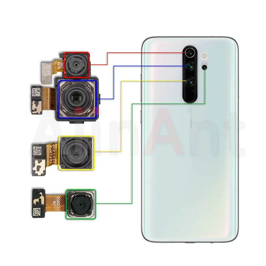 Aiinant Small Front Camera Flex For Xiaomi Redmi Note 8A Pro