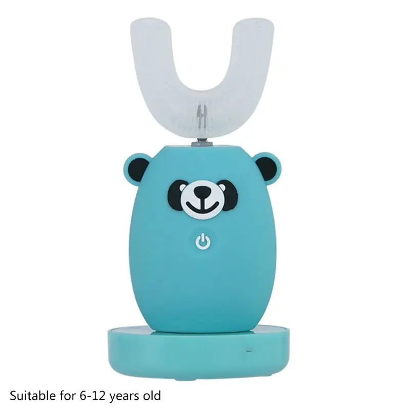 

360° Automatic Toothbrush Shaped Toothbrush for Kids Intelligent Energy Saving Dropship