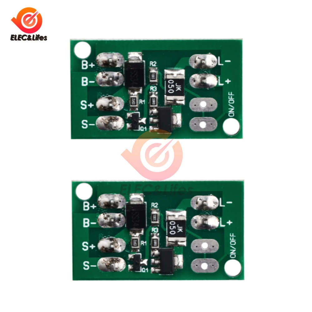 2Pcs Automatic Solar Panel Battery Charger Board Night Light LED Lamp ...