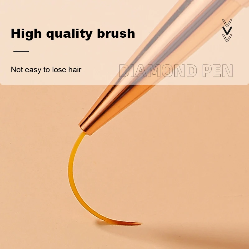 Dual-ended Nail Brush French Stripe Brushes Manicure Liner Brush 3D Tips Ultra-thin Line Drawing Pen UV Gel Painting Brushes 3