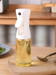 Olive Oil & Soy Sauce Sprayer - Versatile Seasoning Dispenser (White)