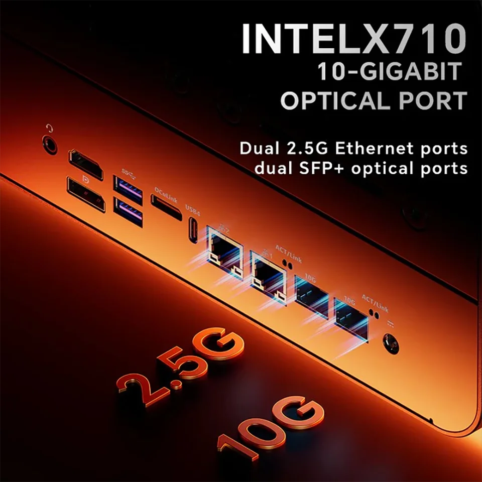 AOOSTAR WTR MAX NASミニPC 11ベイ Ryzen 7 Pro 8845HS 6×3.5インチ