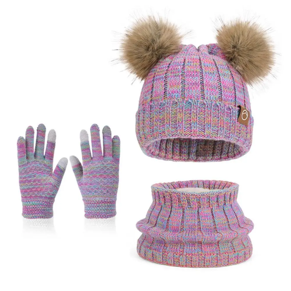 Fashion Warm Winter Hat Scarf Gloves Set S90743fa1e12445349e0c4e2fd3d3d67aA