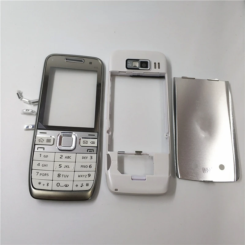 Buona Qualità Originale Per Nokia E52 Custodia Cornice Anteriore Batteria Cover Posteriore Con Tastiera