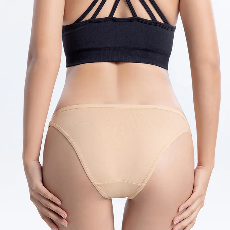 6Pcs/set Women Cotton Panties Female Mesh Underwear Solid Color Bikini Briefs Underpants Ladies Cotton Panty Girls Lingerie