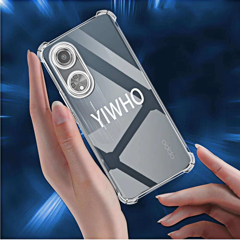 Shockproof Clear Soft TPU Phone Case - Transparent Shell Back Cover (1-10pcs)