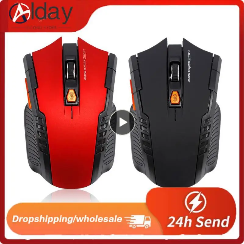 Mouse Da Gioco Mouse Wireless 1600Dpi 2.4Ghz Mouse Per Computer Wireless Mouse Da Gioco Mouse Ergonomico Per Computer Portatile