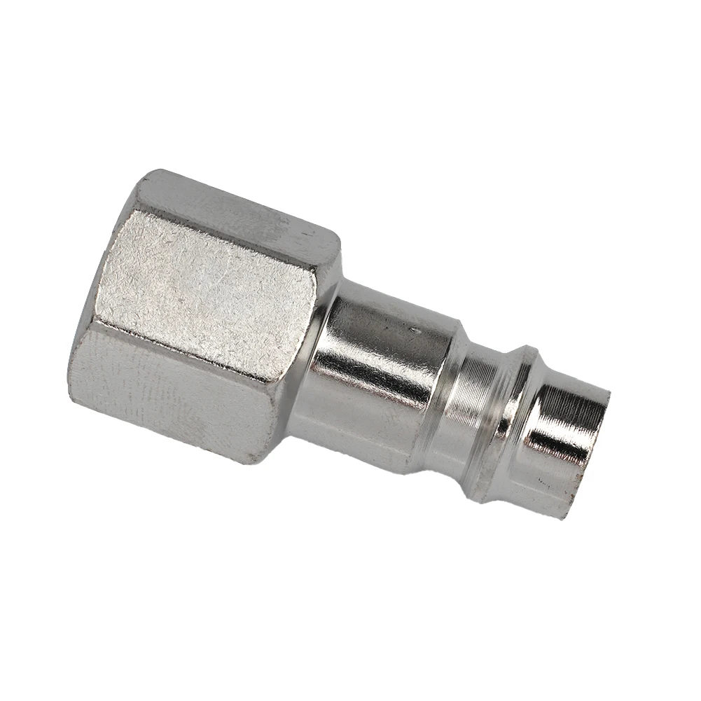 Shaft coupler flexible coupling shaft connector rigid shaft coupler 1/4" BSP Femal Air Line Hose Coupler Compressor Connectors Silver Euro Male Quick Release Fittings Quick Release Pneumatic Parts