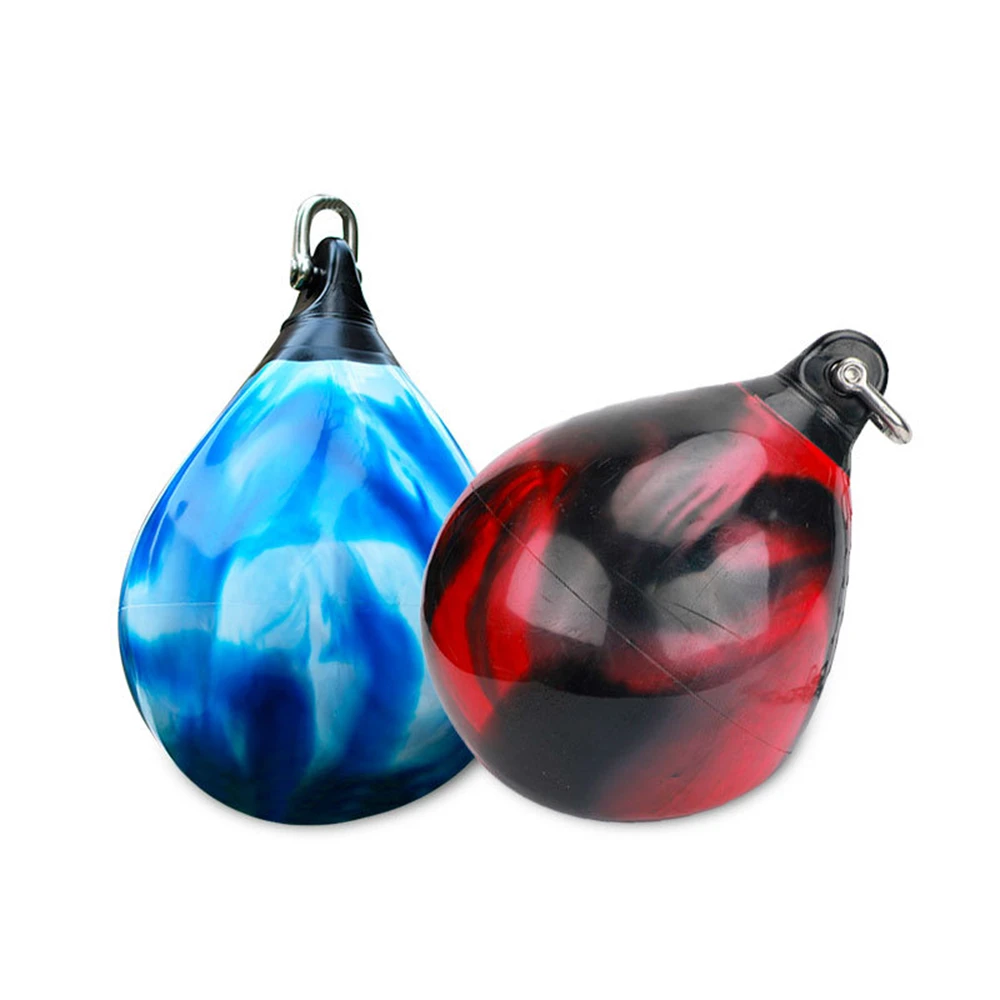 Hanging Boxing Water Punching Sandbag, Taekwondo, Kickboxing, MMA, Free Fighting, Agility Reactivity, Training, 26x37cm