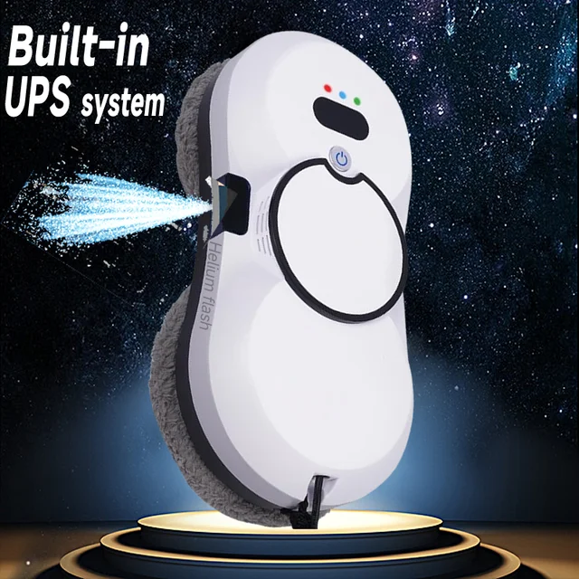 UPS System Robot Window Cleaner Vacuum Smart Home Appliance Auto Clean Glass Windows Washer Window Washing Electric Floor Mops 1