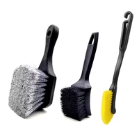 Car Tire Wheel Rim Cleaning Brush Detailing Brushes Wash Towel Universal Wheel Tire Cleaning Tools Auto Accessories 1