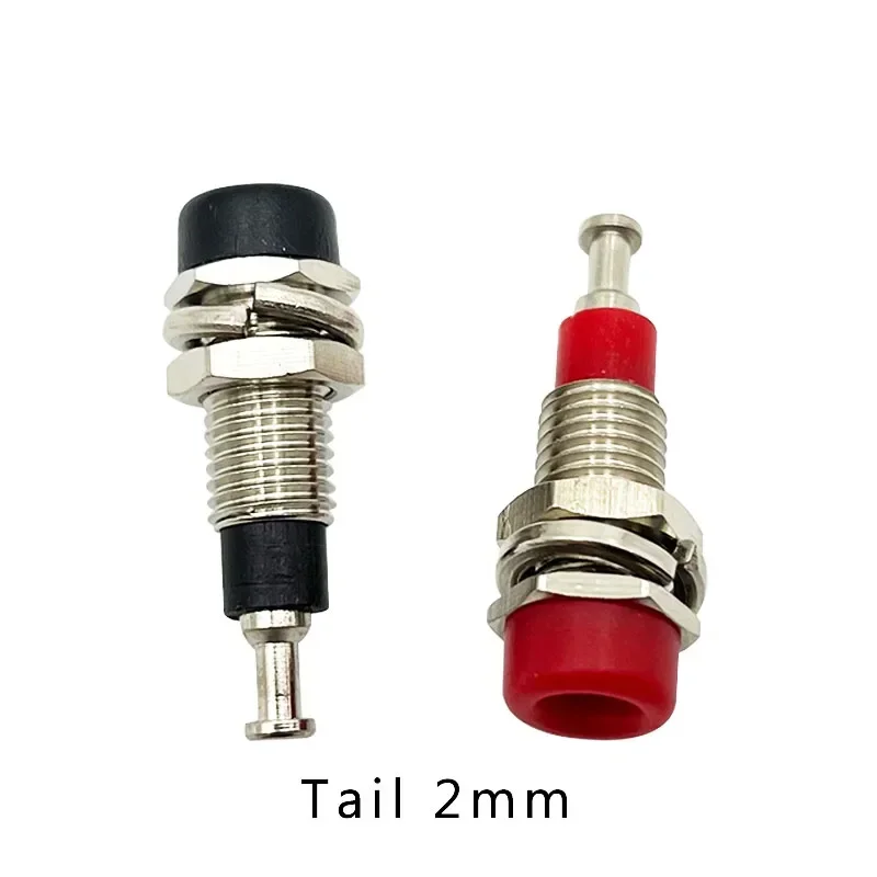 20/100/500pcs 2mm Banana Nut Socket Binding Post Banana Plug Jack Electrical Connector Terminal Test Hole DIY Parts