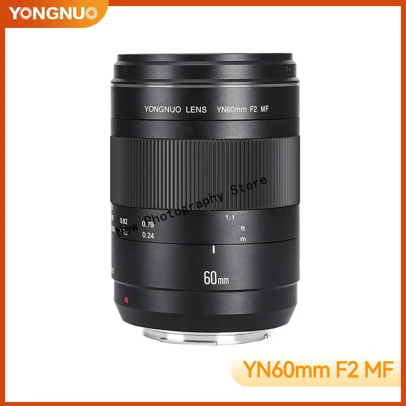 YongnuoMacroLensYN60mmF2MFApertureShootingLensFocusDistanceIndicatorCameralentefor