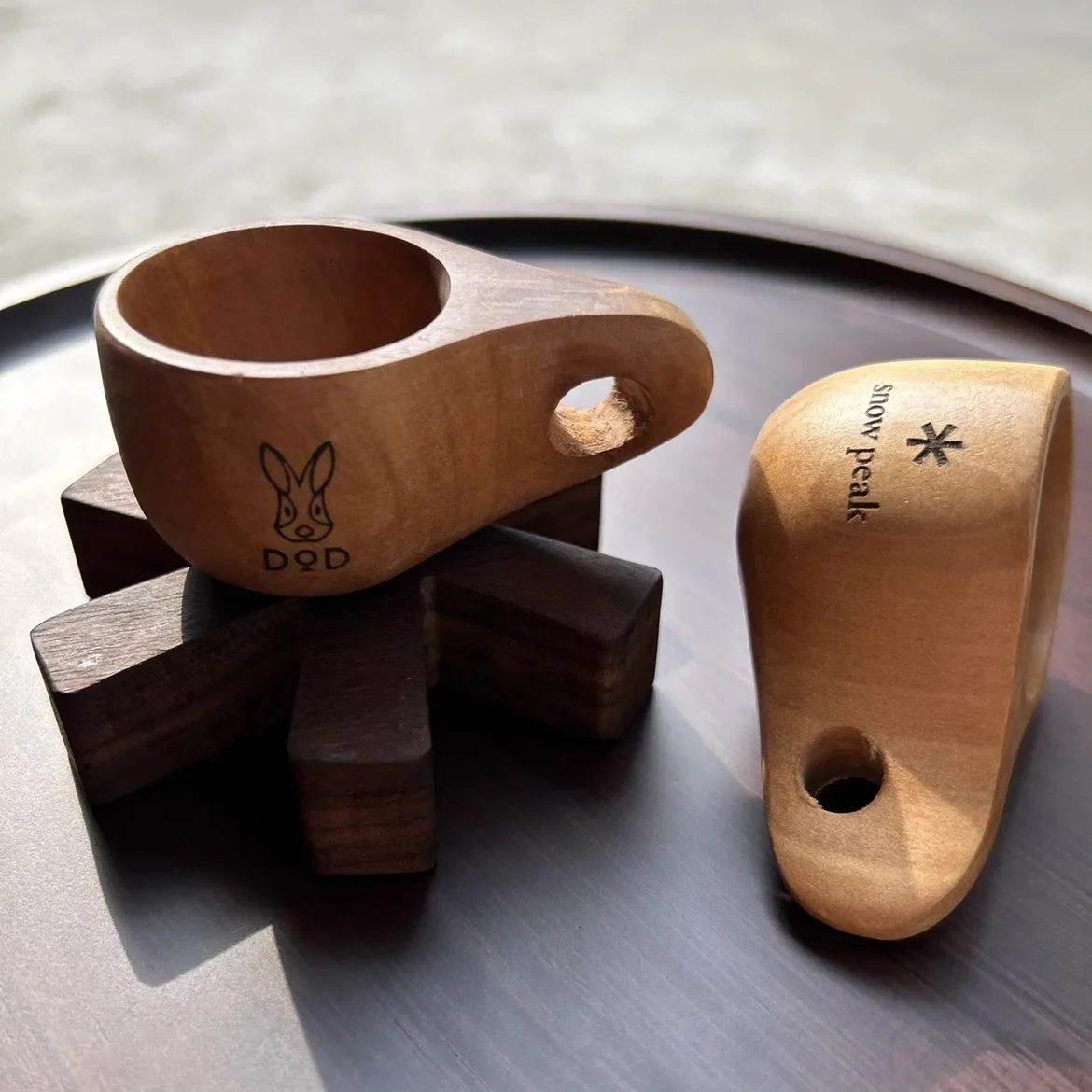 

Japanese wooden cup breakfast cup Finnish cup outdoor camping small capacity milk coffee tea cup