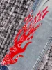 discounted Men bandana flame distressed blue jean 5