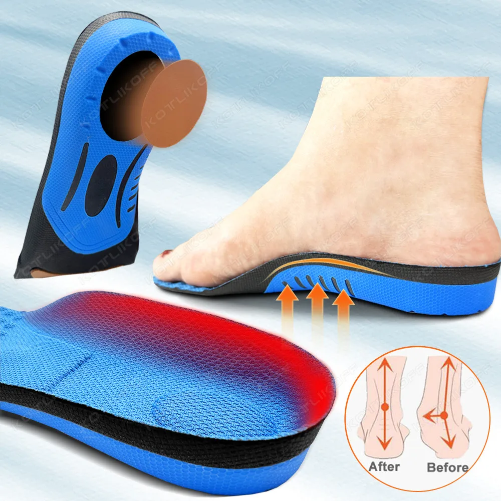 Orthopedic Shoe Inserts For Flat Feet Orthotic Arch Support Gel Running