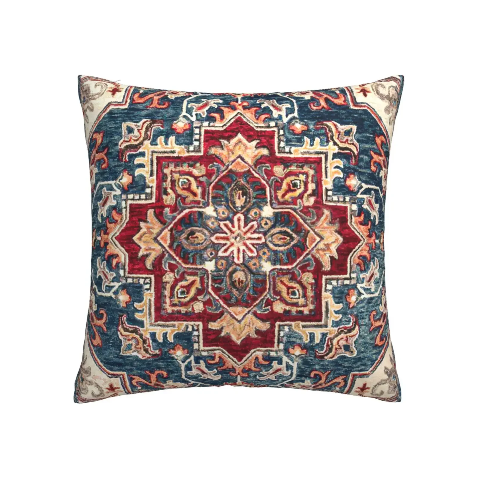 Moroccan ethnic cushion cover, short plush pillowcase 40x40 45x45 50x50 60x60, sofa decorative cushion cover, home decoration 5