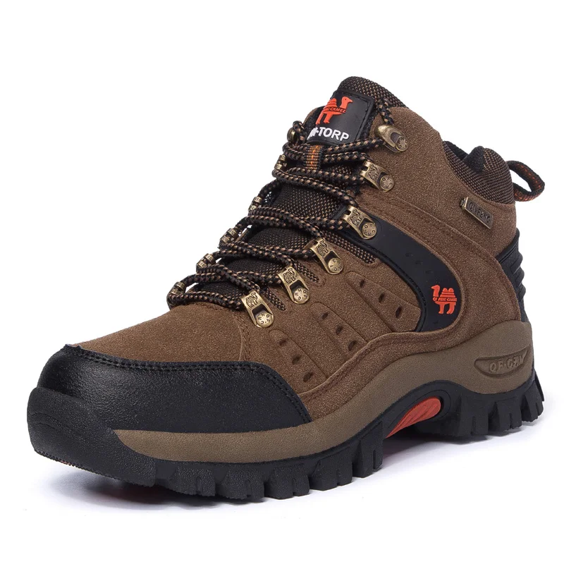 HIKEUP High-top Padded Hiking Boots for Men Outdoor Cotton Shoes Men Women Snow Boots Non-slip Rubber-Sole Trekking High Quality 3 HIKEUP High-top Padded Hiking Boots for Men Outdoor Cotton Shoes Men Women Snow Boots Non-slip Rubber-Sole Trekking High Quality 3