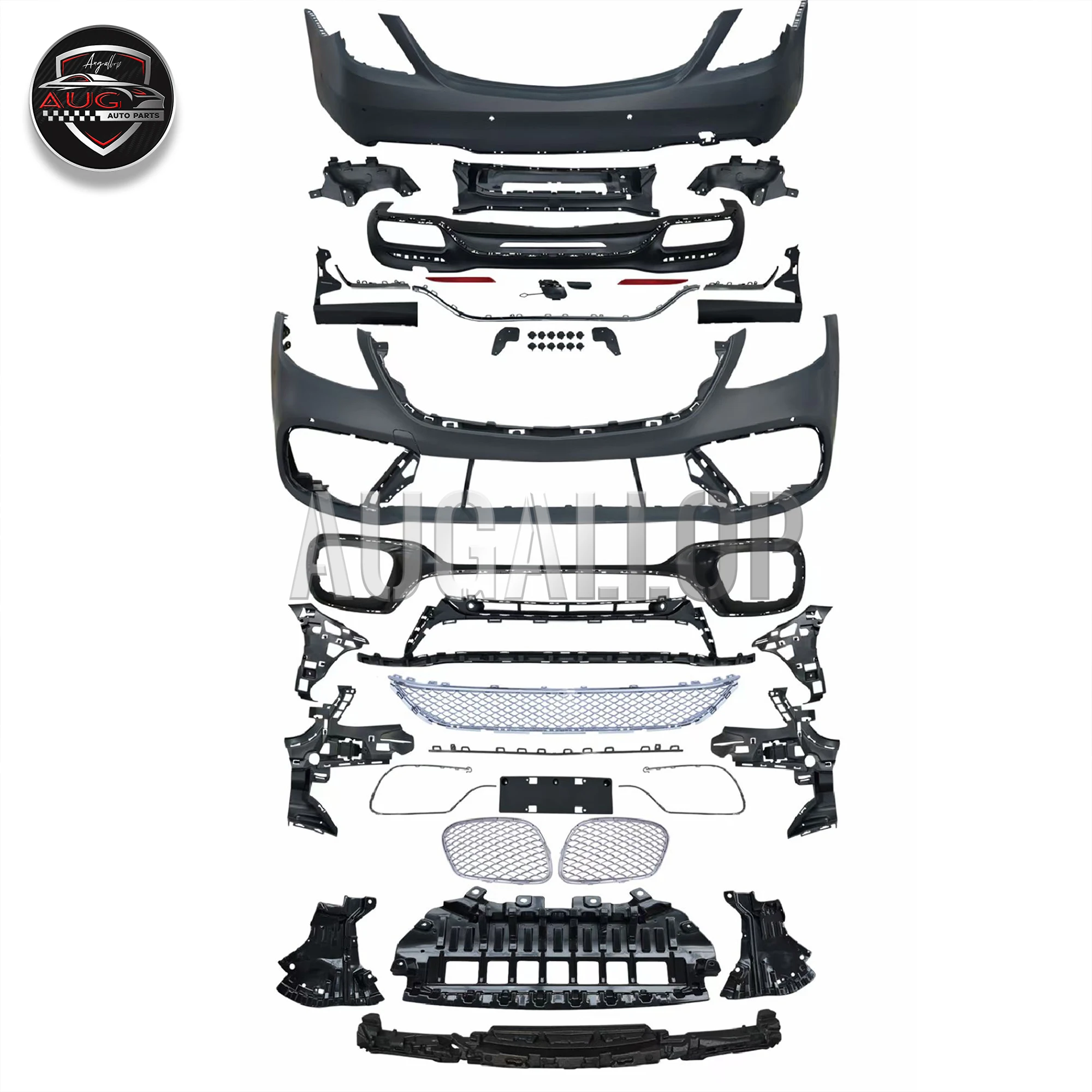 For Mercedes Benz Class S W222 Upgrade S65 Surrounding Kit PP Material Body Kit Auto Parts (D128)