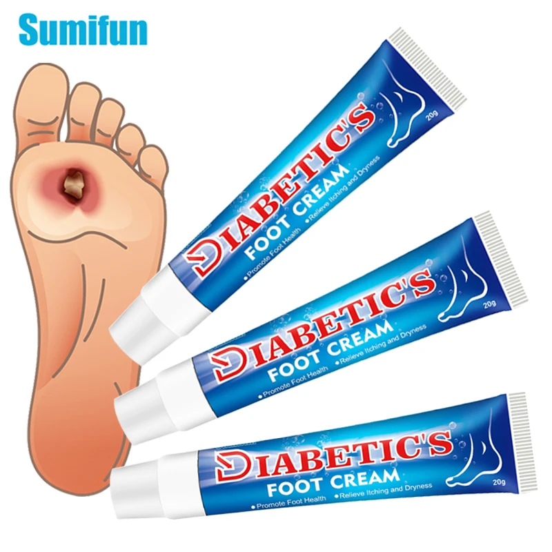 1/2/3Pcs Sumifun Diabetic Foot Cream Antibacterial Feet Care Medical