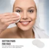 200 Pcs Facial Cotton Pads Makeup Face Toner Skincare Accessories Rounds Pocket for 3