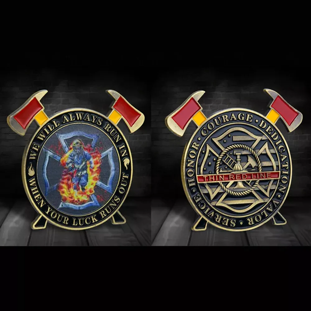 

Памятный подарок пожарная монета