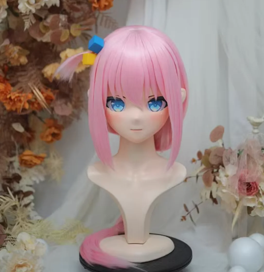 

(NFD312-26) настраиваемая голова с замком красивая женщина/девочка японский анимационный персонаж