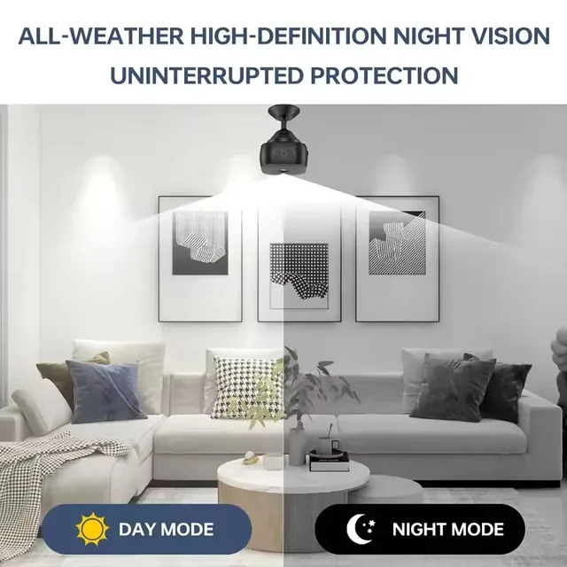 1080P Mini HD Camera WiFi Wireless Monitoring Security Protection Remote Monitor Camcorders Video Surveillance Smart Home 4