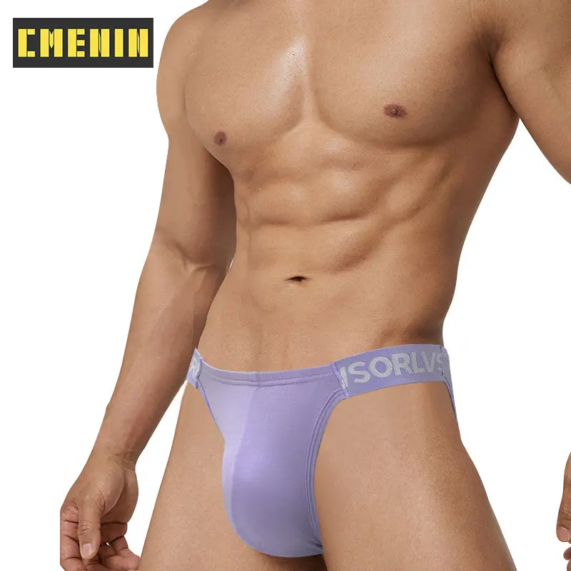 

1Pcs Comfortable Sexy Men's Panties Briefs Men Underpants New Brand Modal Innerwear Jockstrap Underwear Man Brief Lingerie