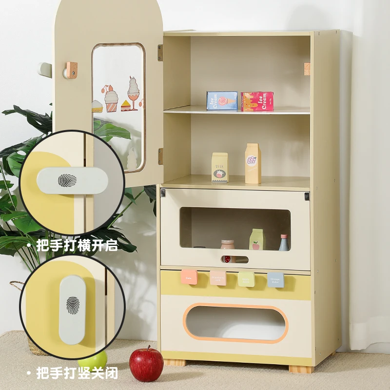 Kids Role Play Wooden Vending Machine Toy 4