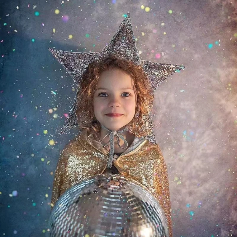 Copricapo a stella per bambini fatto a mano, costumi per