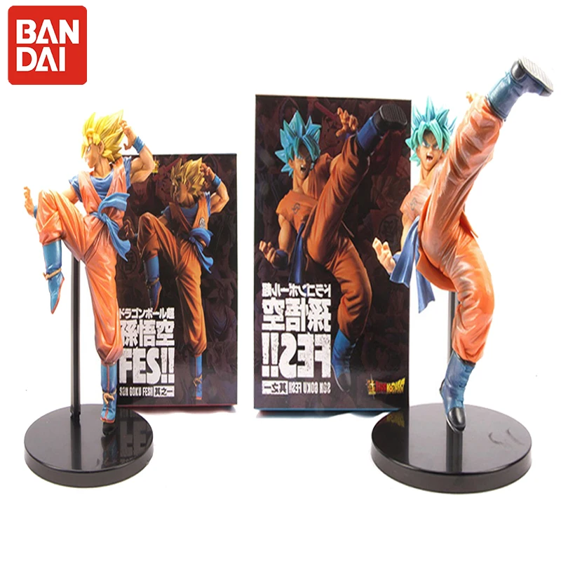 

Bandai Dragon Ball Figure Super Saiyan God Goku Figurion Anime Action Figure Desktop Decoration Collection Model Toy Fan Gifts