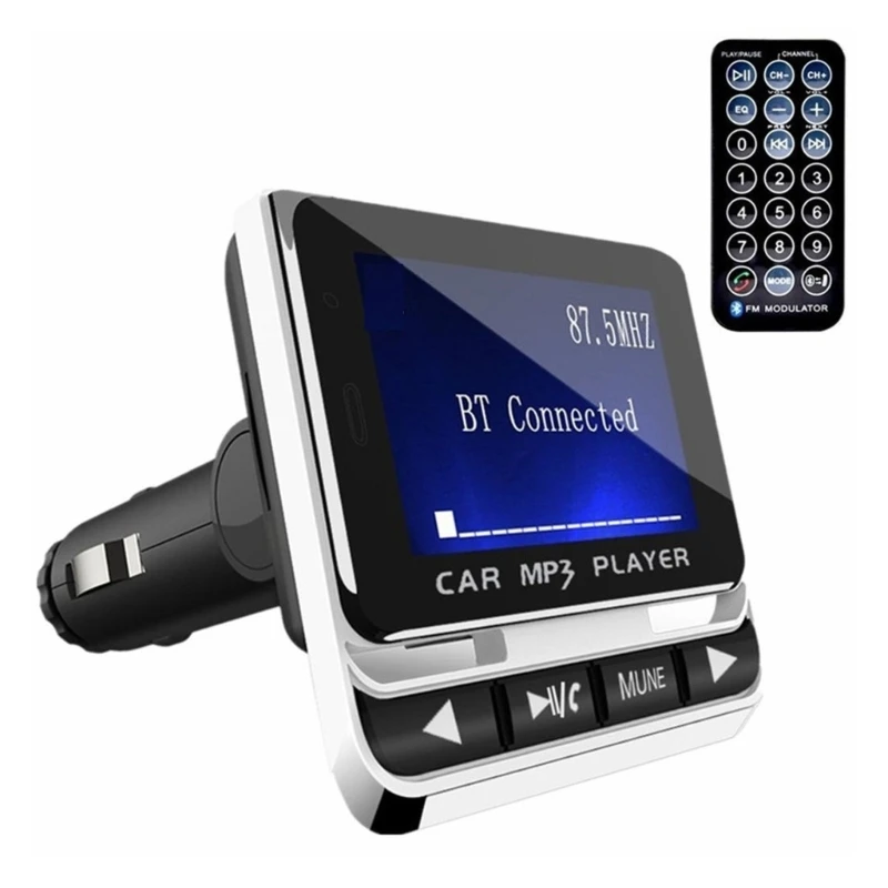 

Noise Cancelling Bluetooth-compatible Adapter Portable Wireless Aux Car Music Receiver Transmitter Remote Control Dropship