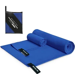 Ultra-Absorbent Quick-Dry Microfiber Beach Towel - S 30x30 CM (Blue)