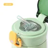 320/460ML Kids Stainless Steel Thermal Bottle Portable Kids Straw Mug Cold and Hot Thermal Thermos Student Water Bottle 5
